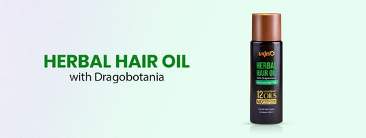 skin'O Herbal Hair Oil With Dragobotania Reduces Hair fall