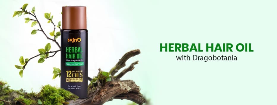 skin'O Herbal Hair Oil With Dragobotania Reduces Hair fall