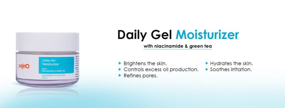 skin'O Daily Gel Moisturizer with Niacinamide & Green Tea