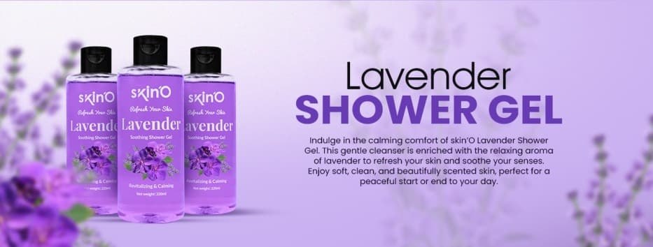 Skin’O Lavender Soothing Shower Gel 220ml.