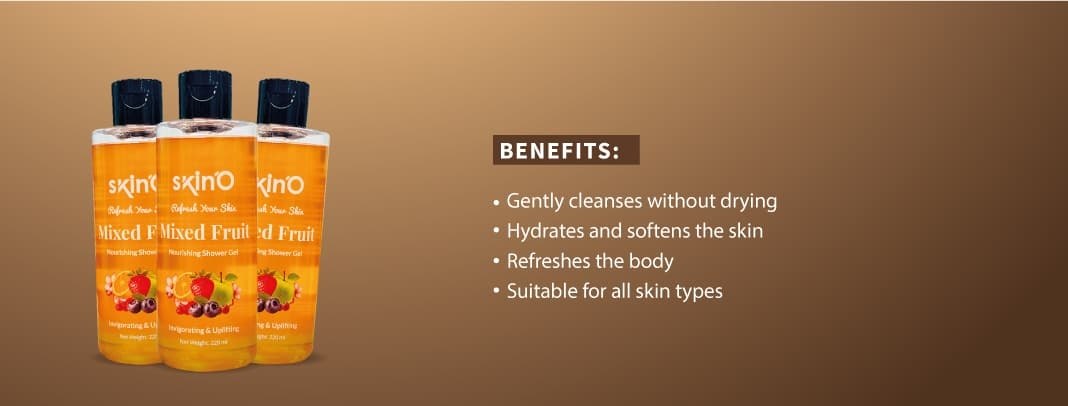 skin'O Mixed Fruit Nourishing Shower Gel 220 ml