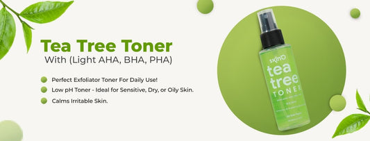 Skin’O Tea Tree Toner With (Light AHA, BHA)