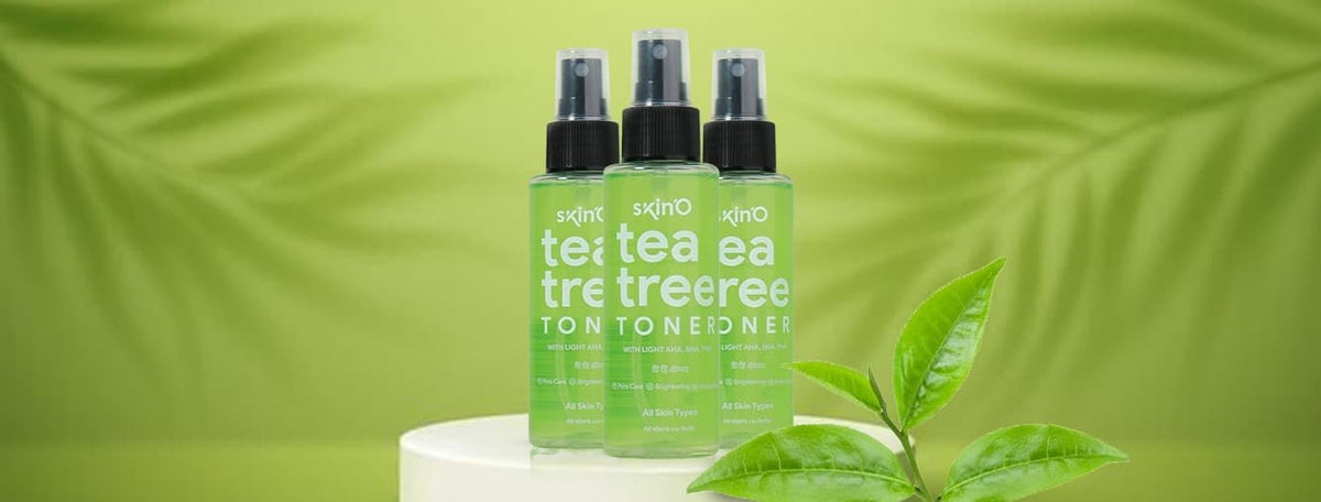 Skin’O Tea Tree Toner With (Light AHA, BHA)